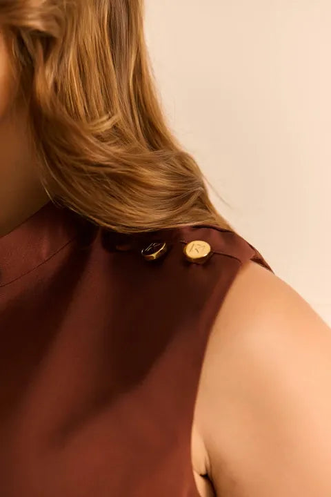 Blusa gola alta
